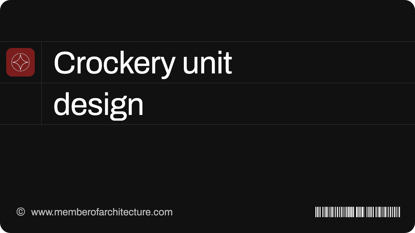 Crockery Unit Design for Living and Dining Rooms