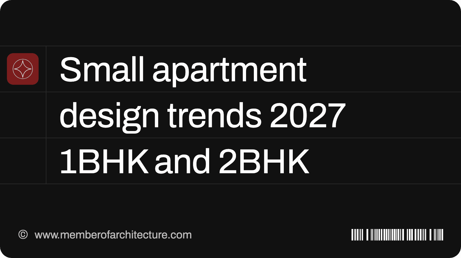 Small Apartment Design Trends 2027: 1BHK and 2BHK Flats in India