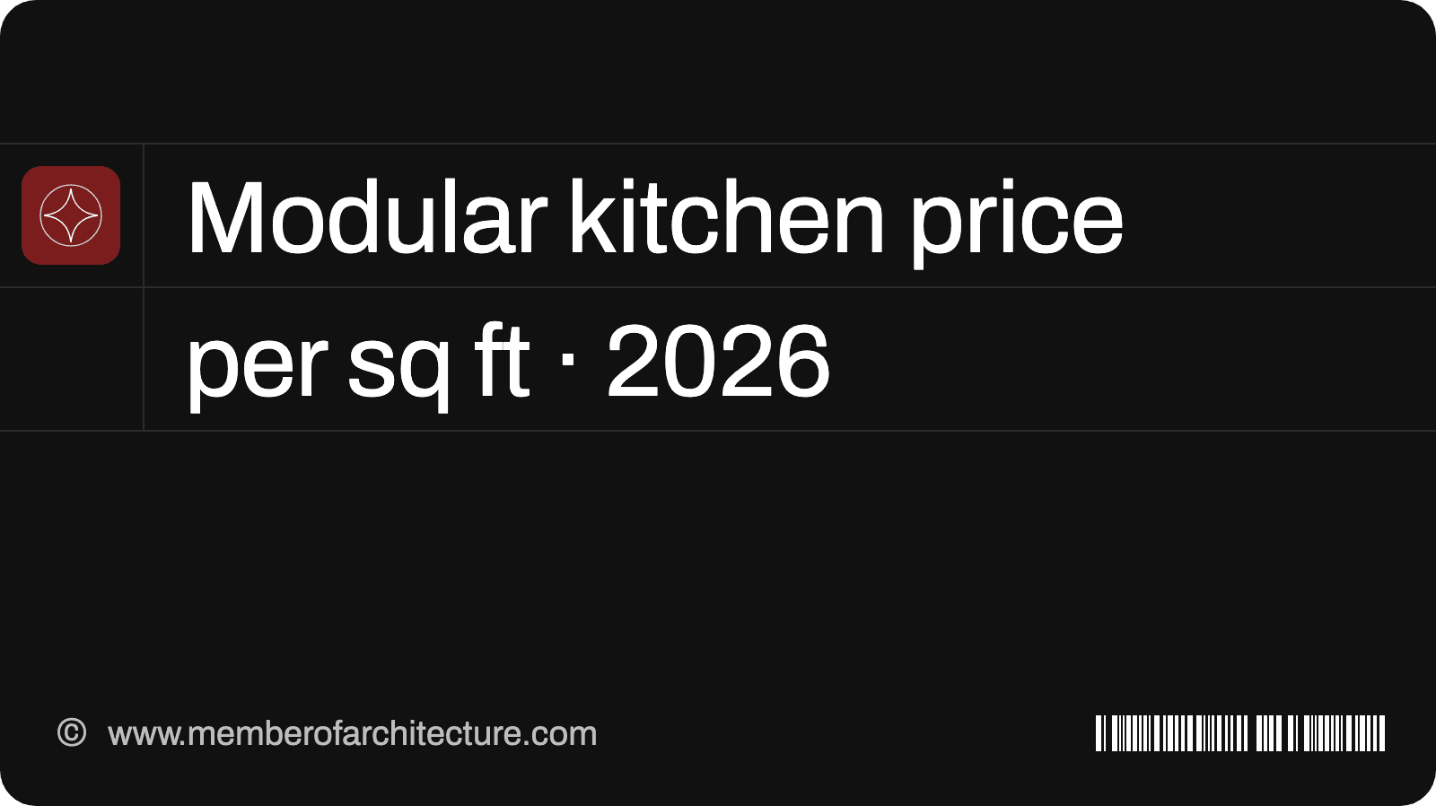 Modular Kitchen Price per sq ft in India 2026: Measuring and Costing
