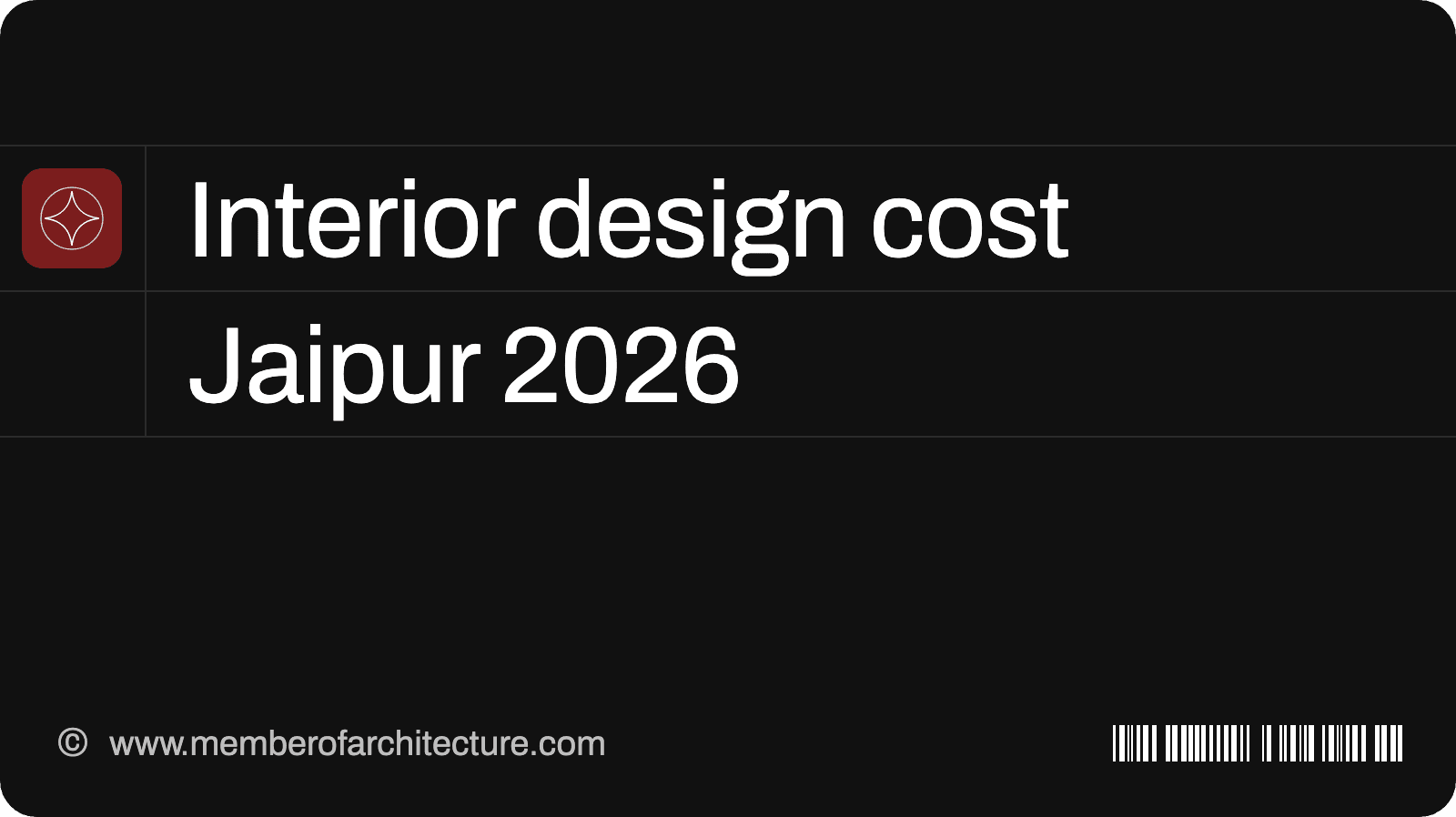 Interior Design Cost in Jaipur (2026): 2BHK and 3BHK, Line by Line