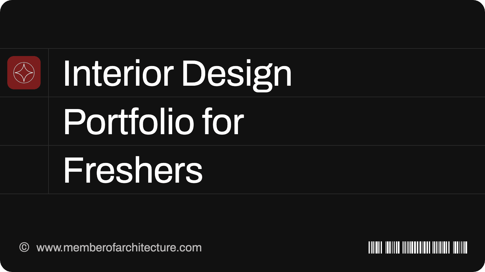 Interior Design Portfolio for Freshers: Examples and a Page-by-Page Plan
