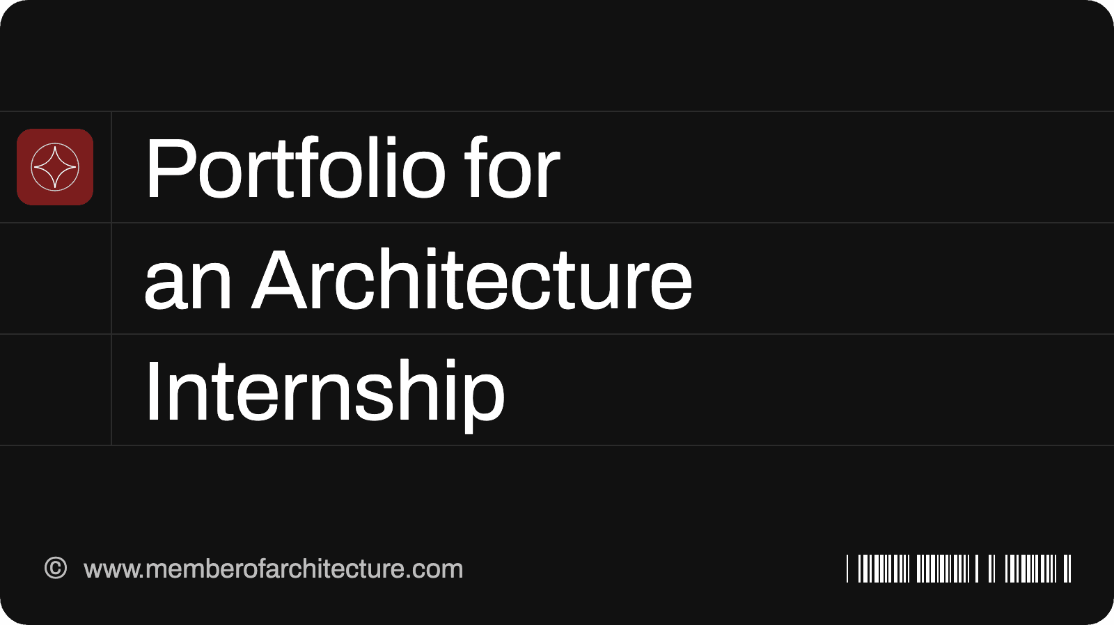 Architecture Portfolio for Internship: What Firms Look At in the First 30 Seconds
