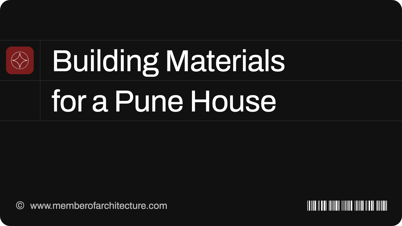 Building Materials for a House in Pune: What to Use and Why