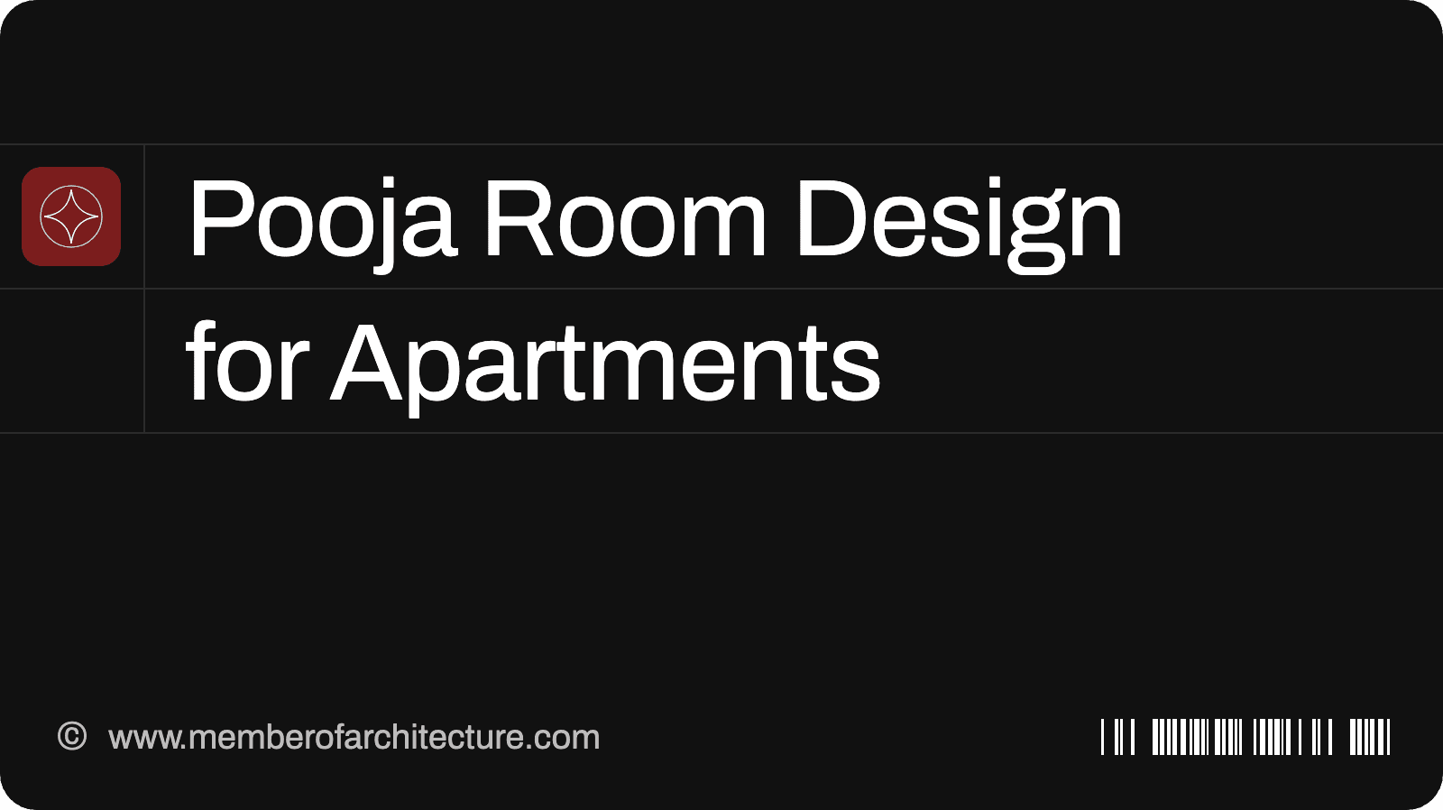 Pooja Room Design for Apartments: Layouts, Materials and Vastu Basics