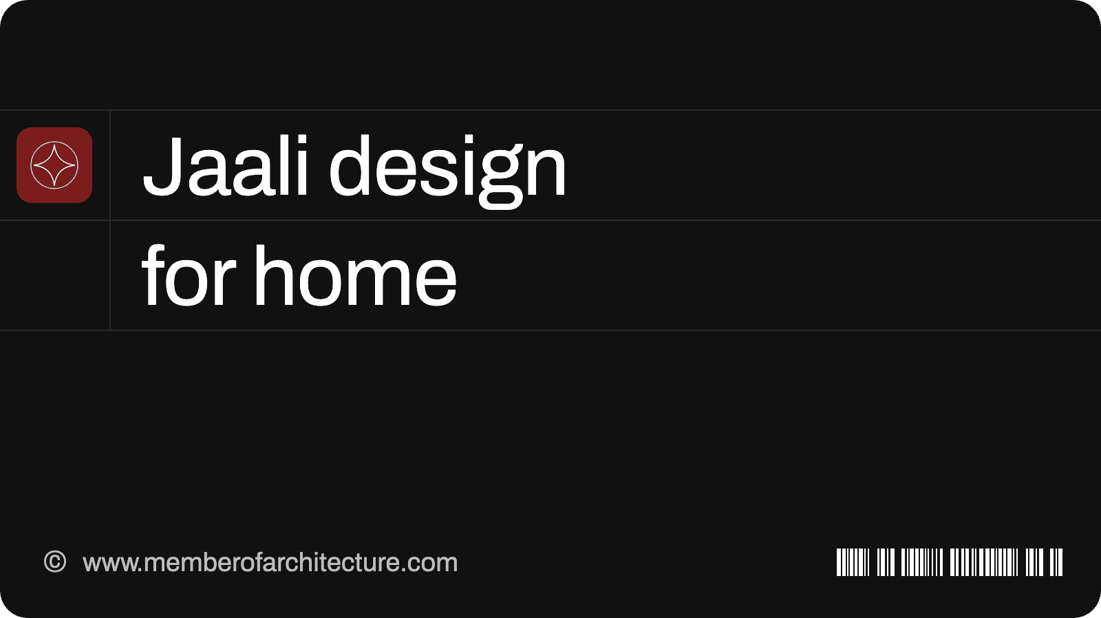 Jaali Design for Home: Balcony, Doors and Partitions
