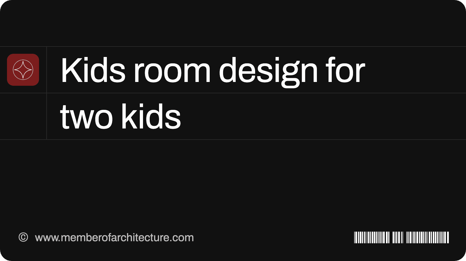 Kids Room Design for Two Kids, with a Study Table