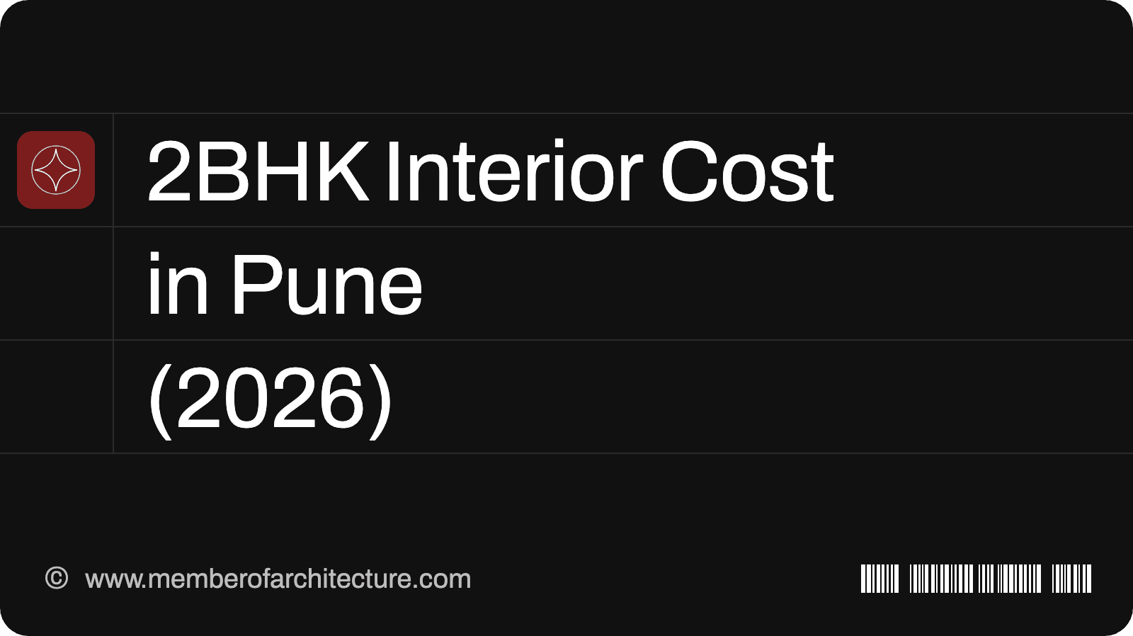 2BHK Interior Design Cost in Pune (2026): Budgets, Scope and What Quotes Leave Out