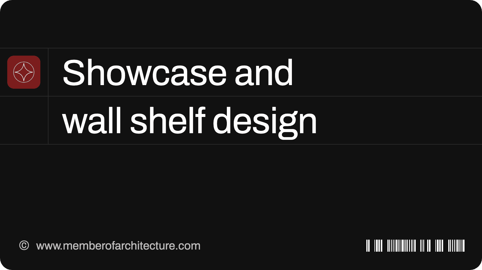 Showcase Design for Hall and Wall Shelves for the Living Room