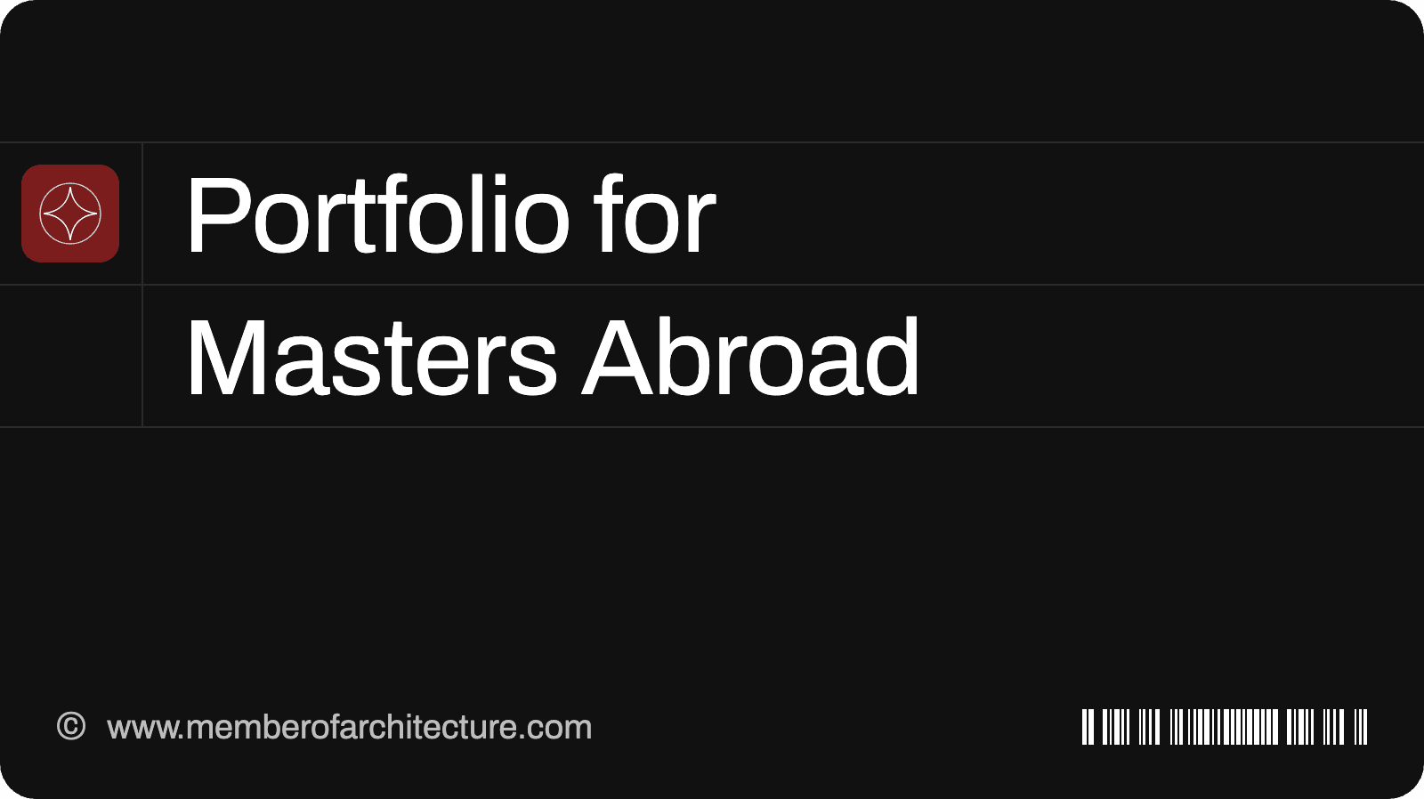 Architecture Portfolio for Masters Abroad: What Admissions Panels Want to See