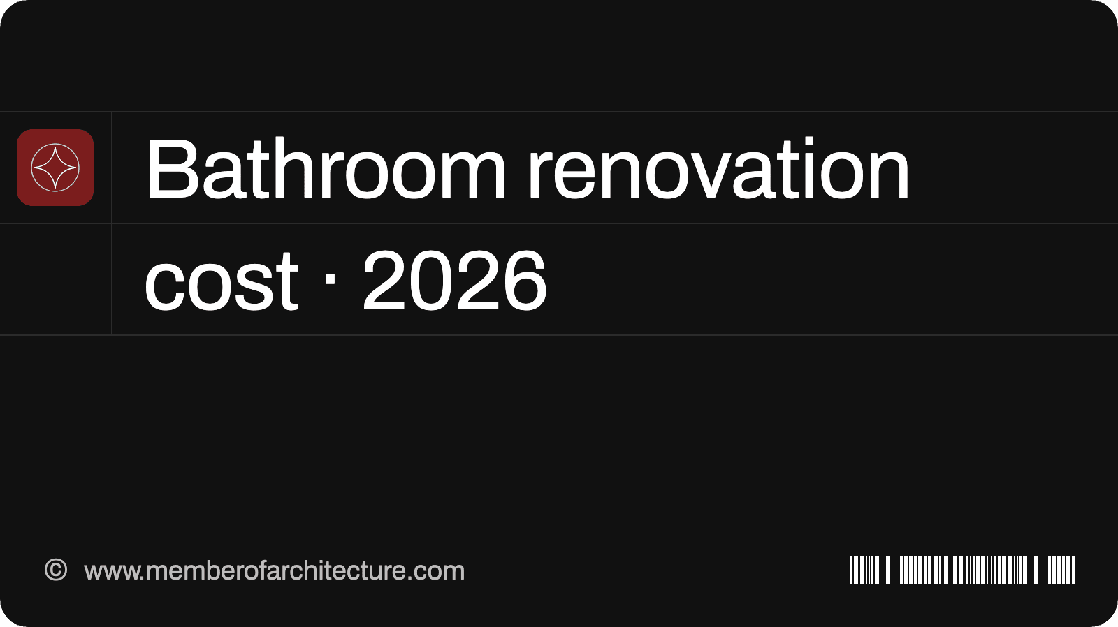 Bathroom Renovation Cost in India 2026: A Line-by-Line Design Cost Estimate
