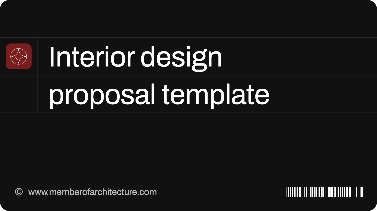 Interior Design Proposal Template (India): Scope, Fee, Stages and Timeline