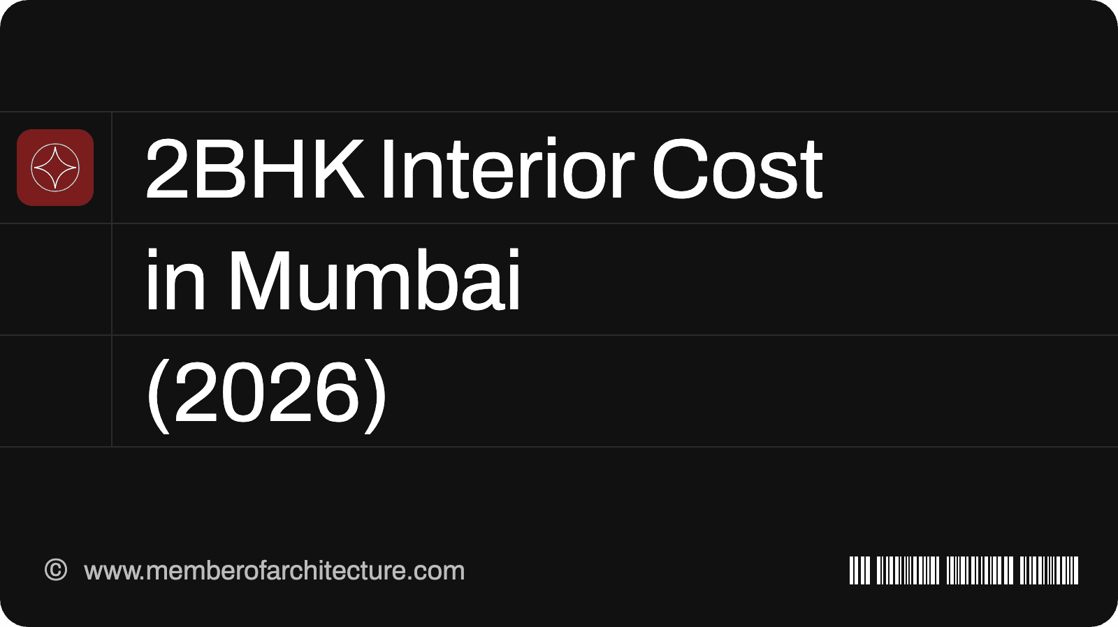 2BHK Interior Design Cost in Mumbai (2026): What Small Flats Really Cost to Finish
