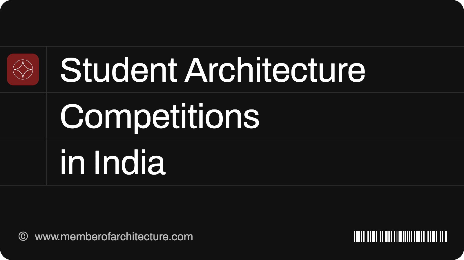 Student Architecture Competitions in India: Free and Credible Ones Worth Your Time