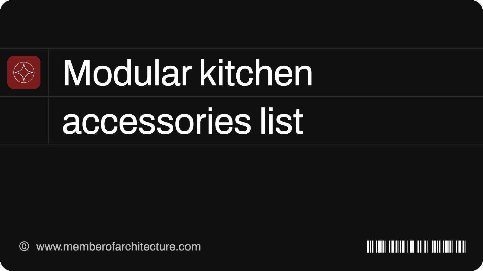 Modular Kitchen Accessories List With Price, Widths and Loads