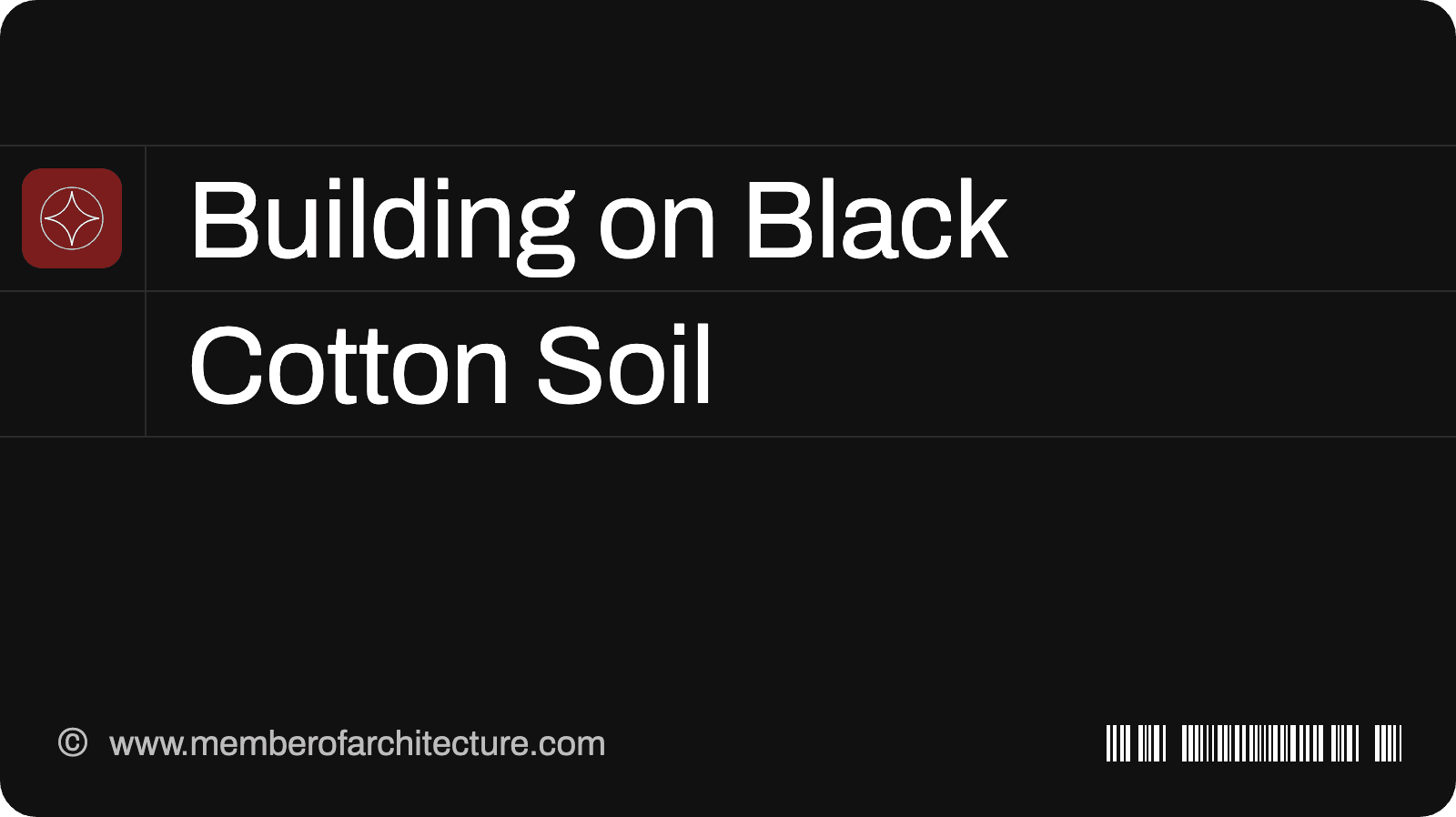 Building on Black Cotton Soil: Foundations That Do Not Crack