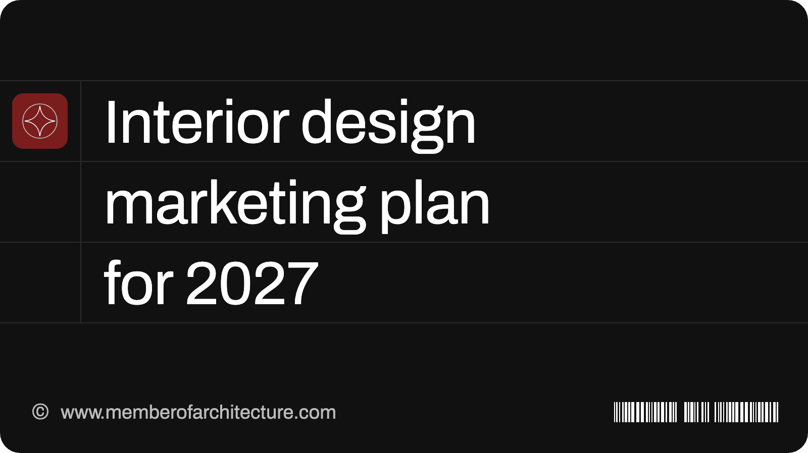 Interior Design Marketing Plan for 2027: A 12-Month Playbook for Indian Studios