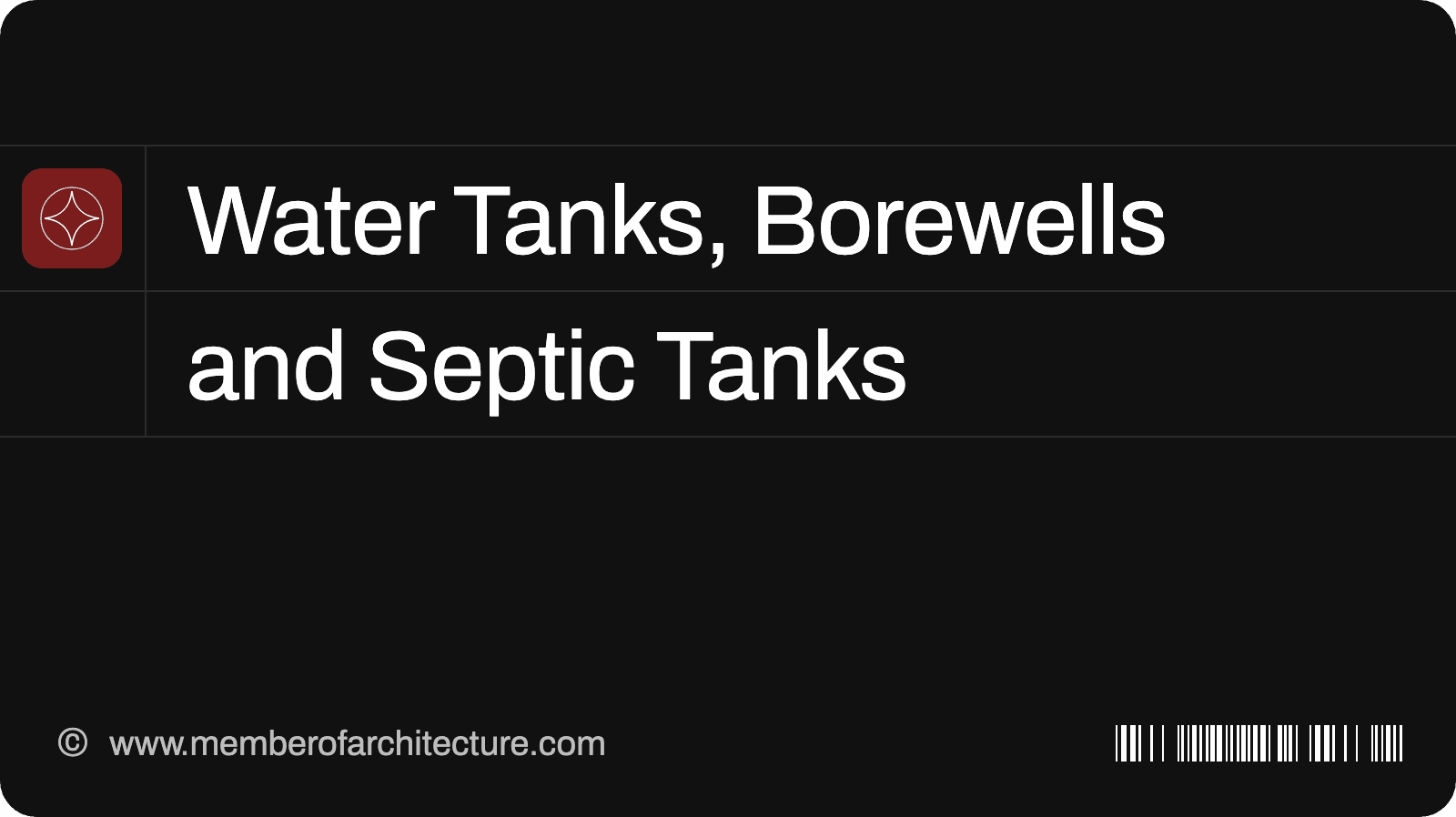 Vastu for Water Tanks, Borewells and Septic Tanks: Placement on Your Plot
