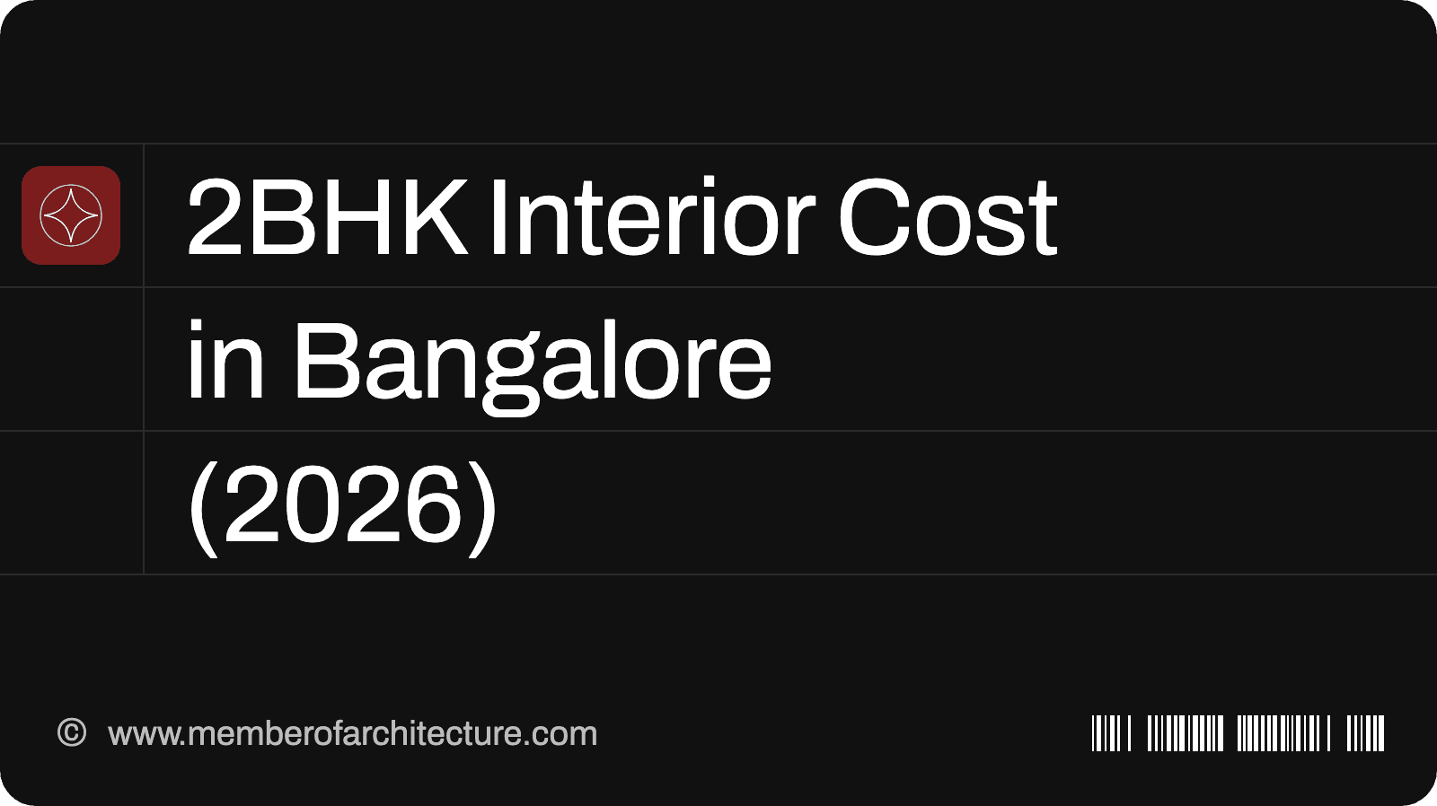2BHK Interior Design Cost in Bangalore (2026): Essential, Mid and Premium Budgets