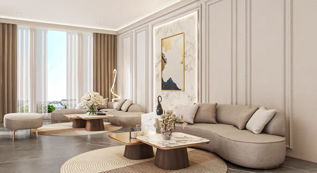 Luxury duplex apartment interiors
