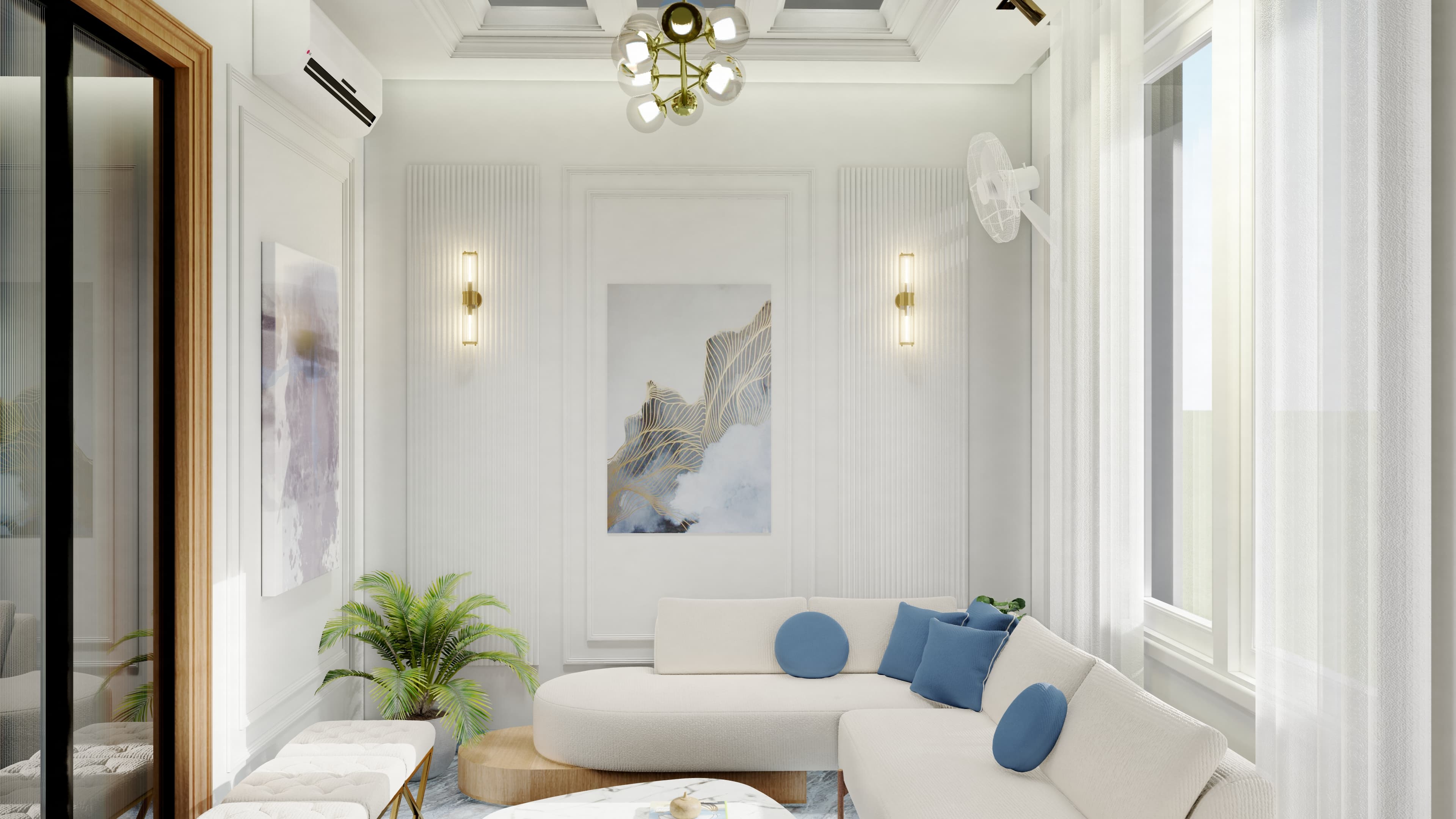 DRAWING ROOM RENDER - 1
