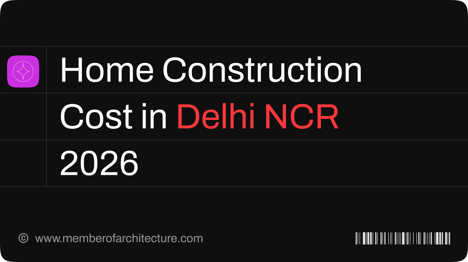 Home Construction Cost in Delhi NCR (2026): Phase-Wise Breakdown & Calculator