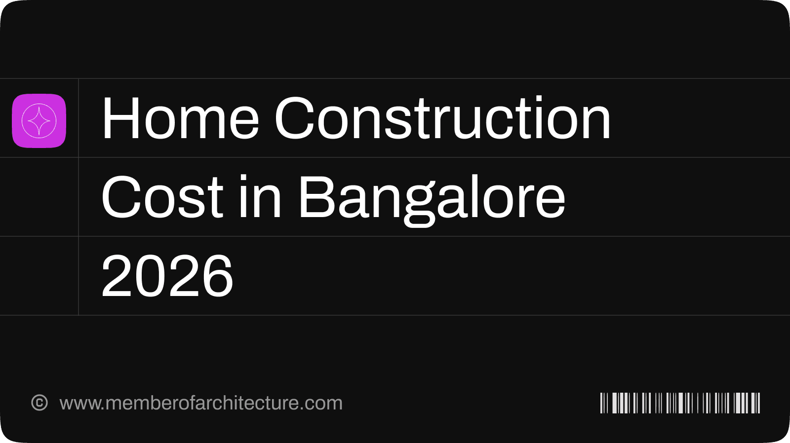 Home Construction Cost in Bangalore (2026): Phase-Wise Breakdown & Calculator