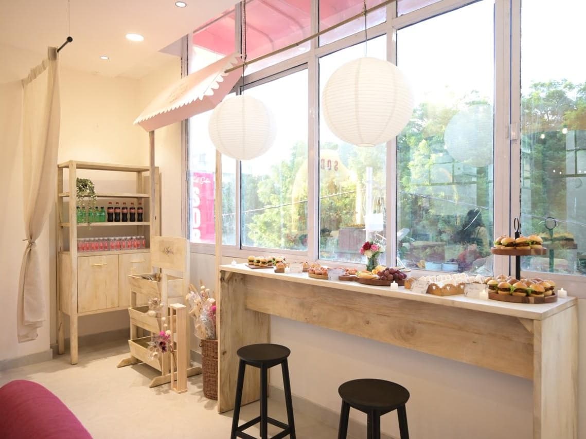 Waiting Area of  Nail Salon