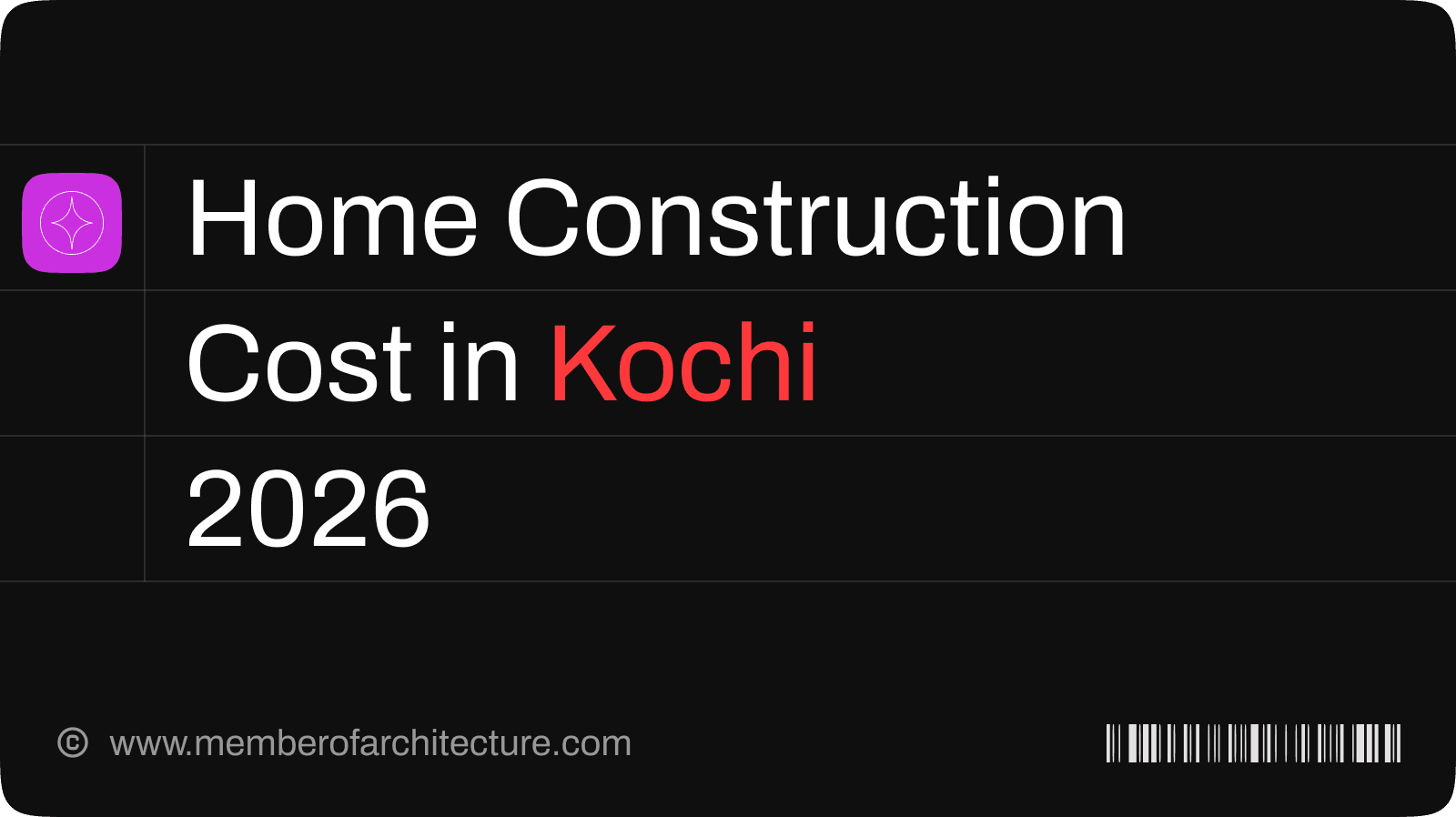 Home Construction Cost in Kochi (2026): Phase-Wise Breakdown & Calculator