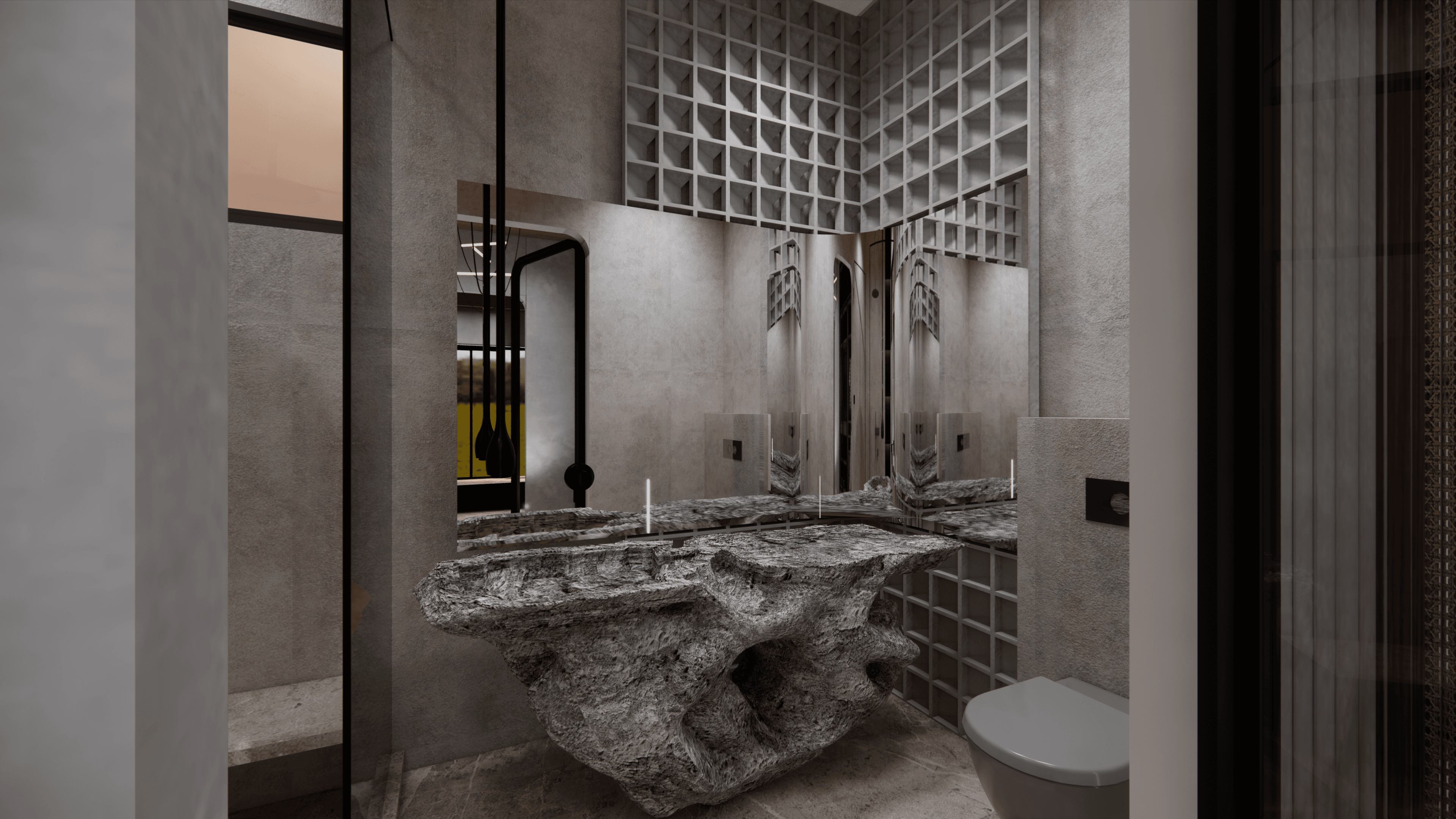 Master's washroom Basin